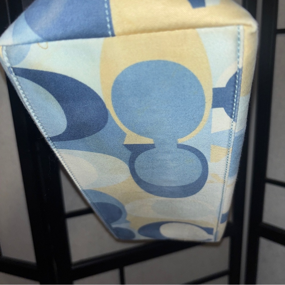 Coach Scarf Print tote purse vintage - Picture 6 of 14